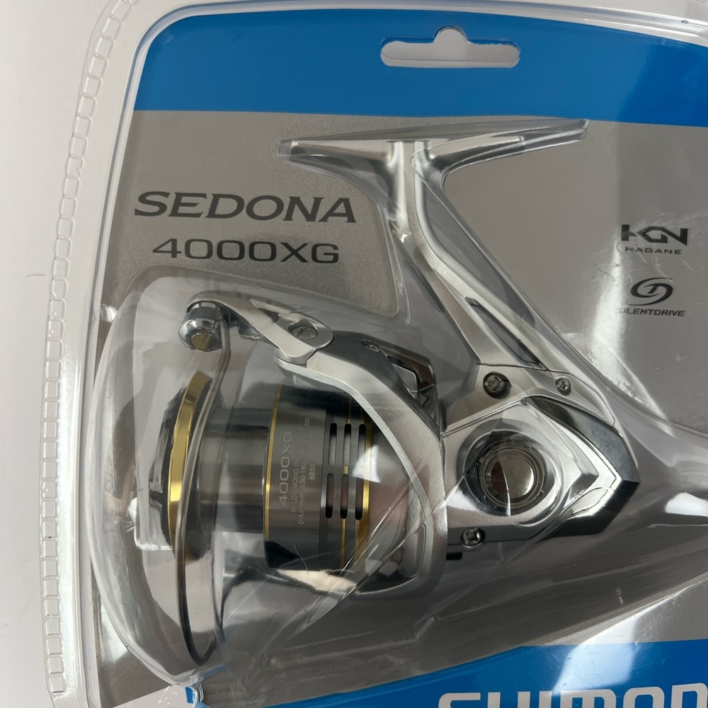 Shimano SEDONA Spinning Reel SE4000XG Fishing Gear 6.2:1 Hagane 3+1 Bearings - Picture 7 of 12